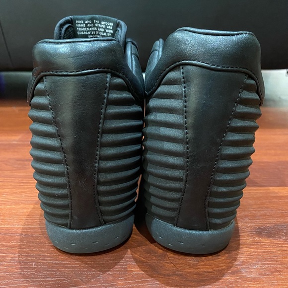 Nike lunar Wavy sky hi QS Foamposite Black 727990-001 Womens US 5 - Picture 6 of 9